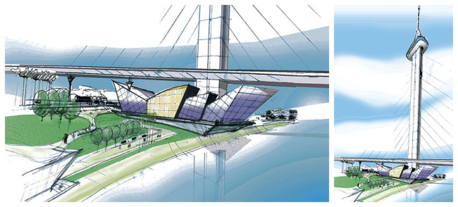 Viewpoint and Teresina Suspension bridge