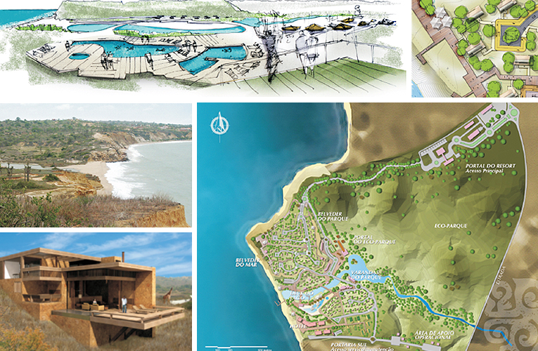 Inserção Urbana da Linha F Parque, Residencial e Resort Sangno